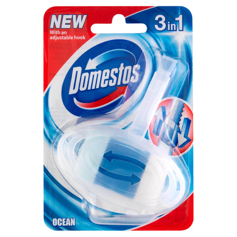 （居家用品！）挂壁式洁厕灵单个 Domestos Rim Block Ocean