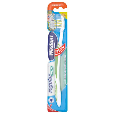 （居家用品！）普通牙刷1只 Wisdom Reg Fresh Medium Toothbrush