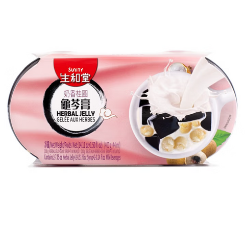 生和堂龟苓膏椰香桂圆2杯装 SU Herbal Jelly-Longan