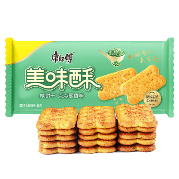 康师傅美味酥饼干点点葱香味 KSF Salty Crisp Biscuit - Onion Flavor