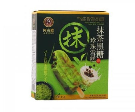 （限首页伦敦地区！）阿奇侬抹茶黑糖珍珠雪糕4支装 AC Matcha Brown Sugar Boba Ice Cream Bar