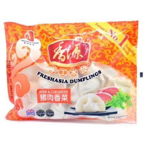 （伦敦外拍冷冻包装费！）香源猪肉香菜水饺 F Pork&Coriander Dumplings