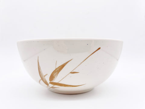 （居家用品！）大号竹子图案汤碗164*74mm Bamboo Pattern Bowl