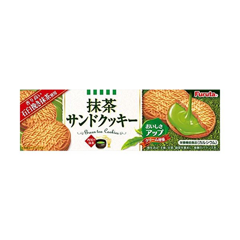 日本古田夹心饼干抹茶味 JP Furuta Matcha Sandwich Biscuit