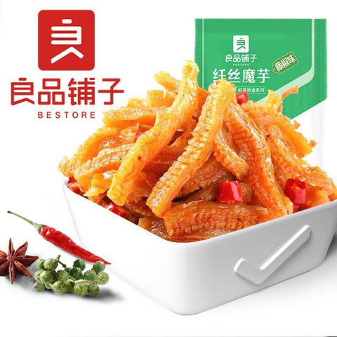 （特价商品！）良品铺子纤丝魔芋藤椒味 BBD:02.03.2021 BS Konjac-Sichuan Flav.