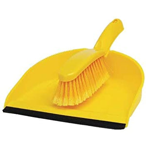 （居家用品！）扫帚簸箕套装 CB D/Pan&Brush Soft Yellow