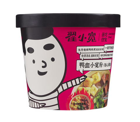 桶装翟小宽鸭血小宽粉 Duck Blood Flavor