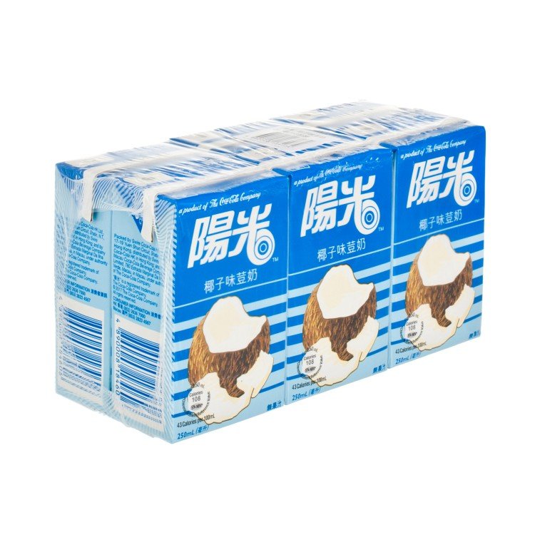 阳光椰子豆奶6只装 Hi-C Soy Milk-Coconut