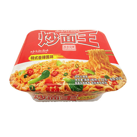 公仔炒面王香辣酱味 DO Fried Noodle Chilli Flav.