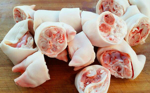 （伦敦外拍冷冻包装费！）£0.46/100g 冷冻切块猪蹄1.1-1.2KG左右 Pork Feet