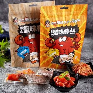 小宅男麻辣味金针菇蟹味棒丝 XZN Spicy Flav. Enoki Mushroom