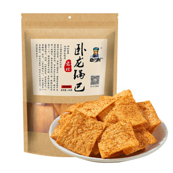 卧龙老灶锅巴麻辣味 WL Rice Cracker (Hot & Spicy Flavor)