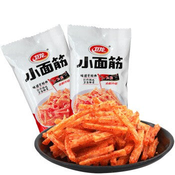 小面筋小包装卫龙小面筋香辣味60g WL Mini Gluten Strips-Hot Flav.