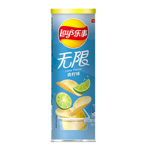罐装乐事无限青柠味 LS Potato Chips Lime Flavor Canned
