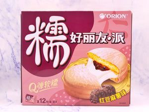 好丽友派红豆麻薯味12枚 HLY Chocolate Pie Mochi-Red Bean Flav.