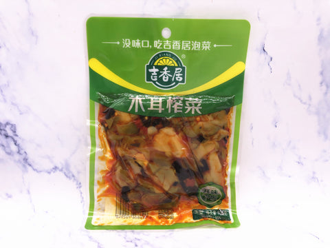 吉香居木耳榨菜66g JXJ Sliced Preserved Vegetables with Black Fungus