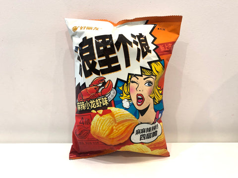 （REDUCED！）好丽友浪里个浪麻辣小龙虾味 BBD:02.01.2021 Orion Corn Chips-Spicy Crayfish Flav.