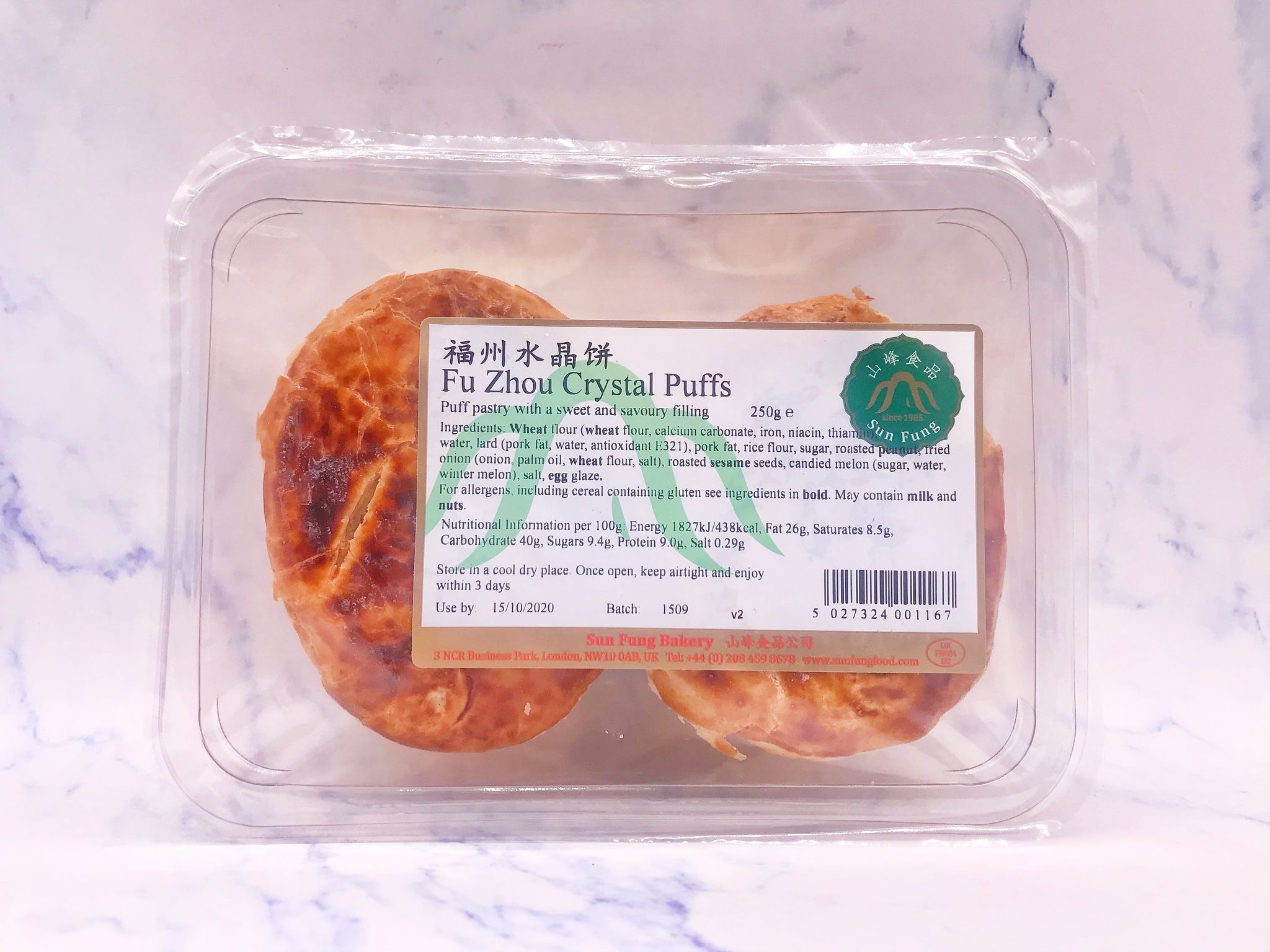 （50%OFF！）（新鲜糕点！）福州水晶饼 BBD:31.10.2020  Fu Zhou Crystal Puff
