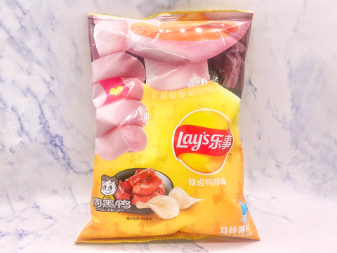 （NEW！）乐事辣卤鸭脖味 LS Potato Chips Spicy Duck Neck Flav.