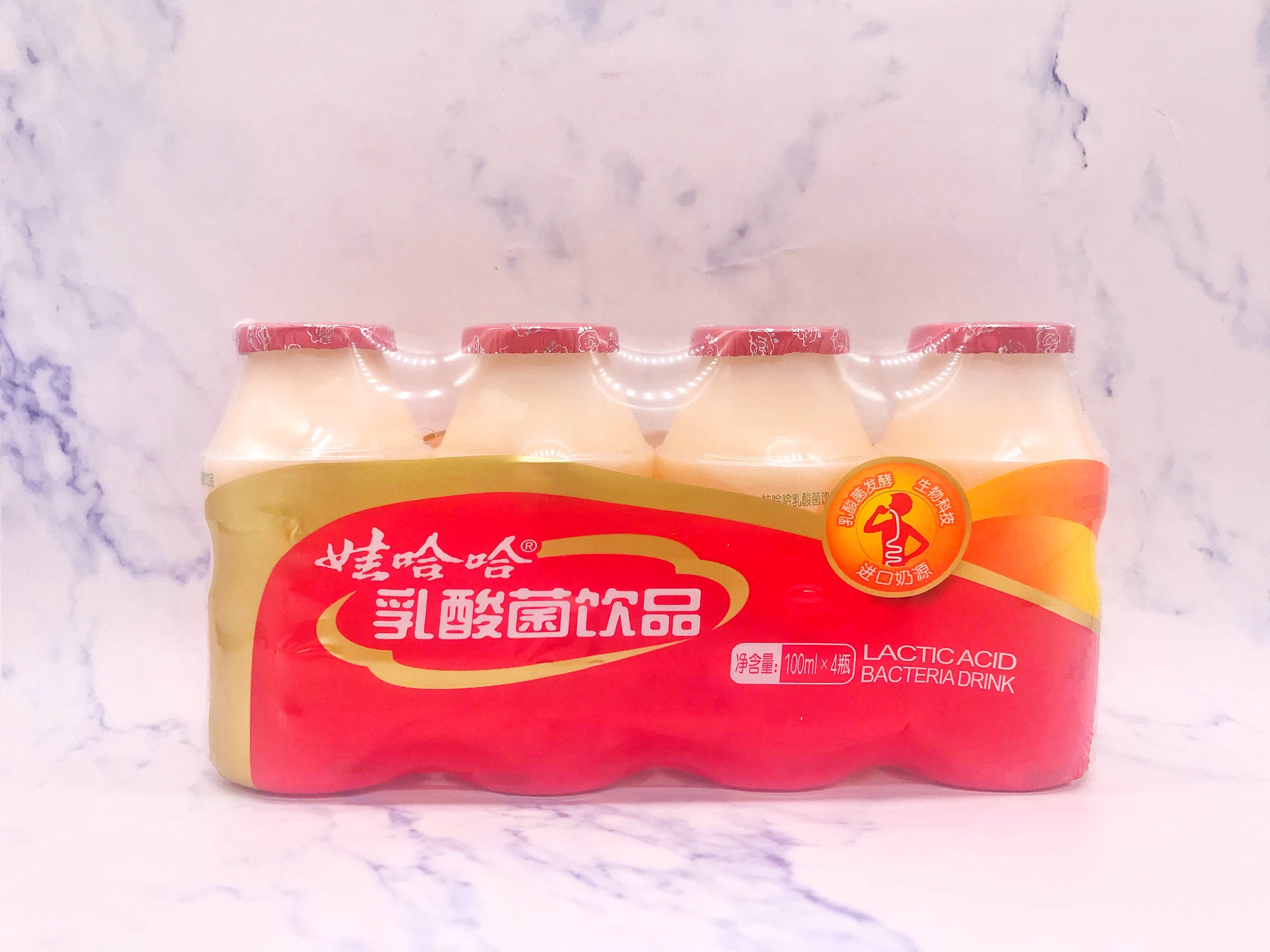 （REDUCED！）哇哈哈乳酸菌饮品4个装 BBD:07.03.2021 WHH-Yogurt Drink