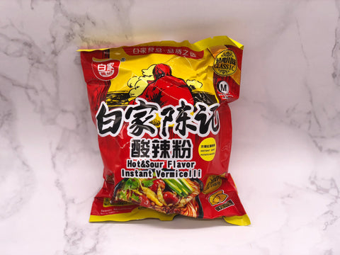 1箱20包！白家袋装红薯粉丝酸辣粉 BJ Potato Vermicelli-Sour Hot(Case of 20)