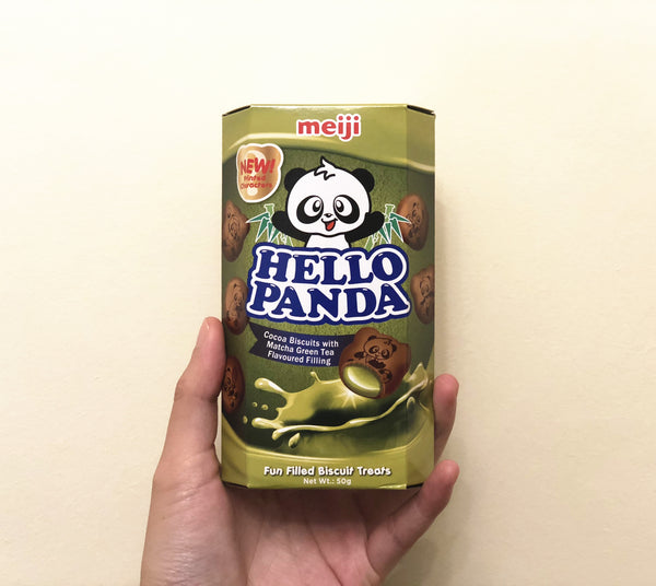 明治抹茶熊猫饼干 Meiji Hello Panda Green Tea