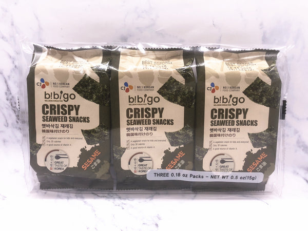 即食紫菜小吃香油味 CJ Bibigo Crispy Seaweed (Sesame Flv) in Tray