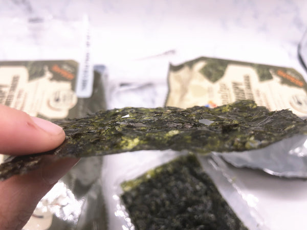 即食紫菜小吃香油味 CJ Bibigo Crispy Seaweed (Sesame Flv) in Tray