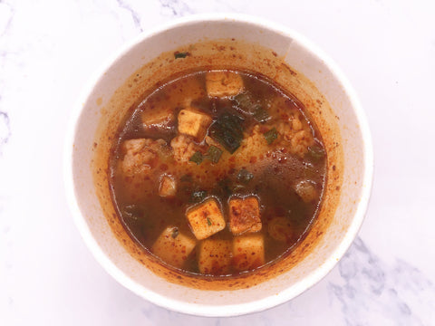 懒人必备方便韩式辣豆腐汤泡饭 CJ Cooked Rice with Spicy Tofu Soup