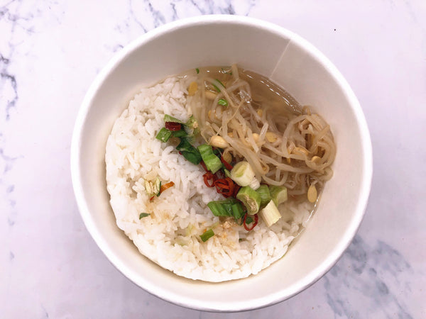 懒人必备方便韩式黄豆芽辣汤泡饭 CJ Cooked Rice with Beansprout Soup