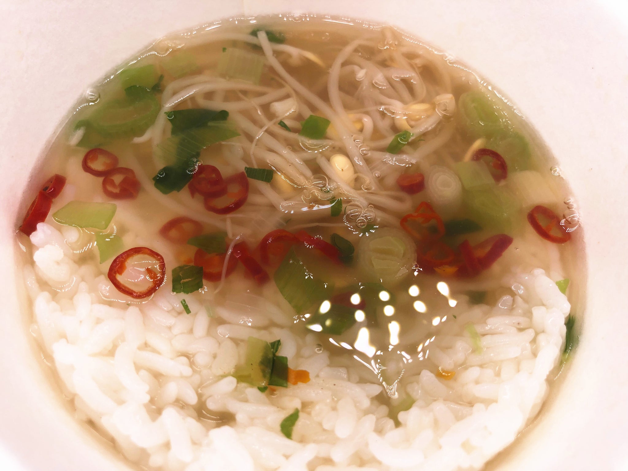 懒人必备方便韩式黄豆芽辣汤泡饭 CJ Cooked Rice with Beansprout Soup