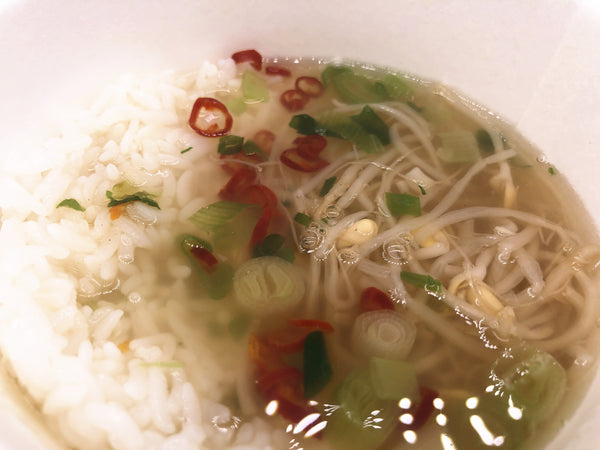 懒人必备方便韩式黄豆芽辣汤泡饭 CJ Cooked Rice with Beansprout Soup