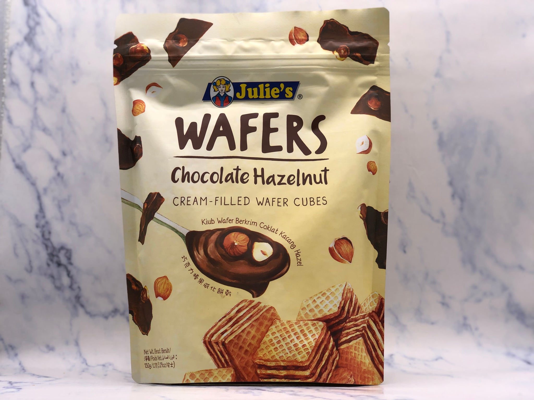 巧克力榛果威化饼干 Julie's Wafers Chocolate Hazelnut