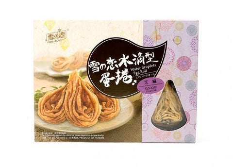 （REDUCED！BBD:29.01.2022）雪之恋水滴型蛋卷芝麻味 SG Egg Roll Sesame