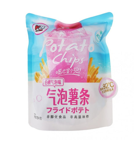 （REDUCED! BBD:03.10.2022）超友味气泡薯条白桃气泡味 KK Potato Chips-White Peach Flav