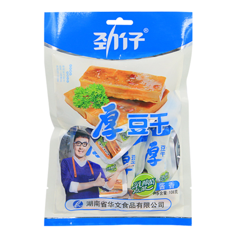 劲仔厚豆干酱香味 JZ Roasted Tofu-Sauce Flav.