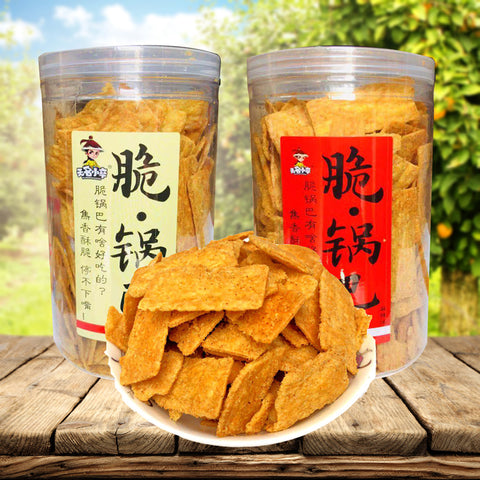 潮巴爷脆锅巴香辣味 CBY Crispy Rice Cracker Spicy Flav