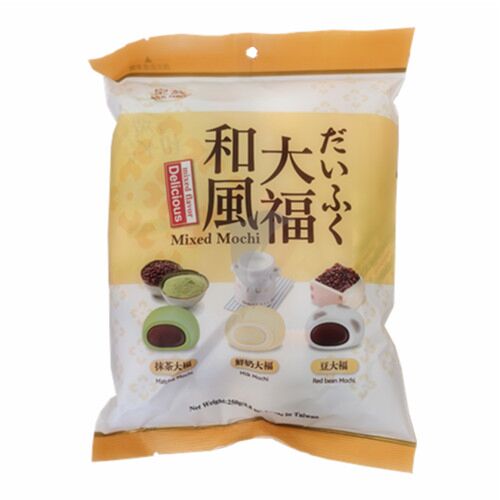 皇族和风大福红豆牛奶抹茶 RF Mix Mochi-RBean Milk Matcha