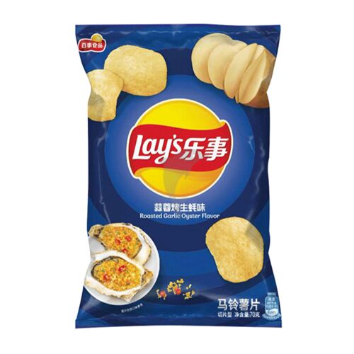 乐事蒜香烤生蚝味 LS Crisps Garlic Oyster Flav.