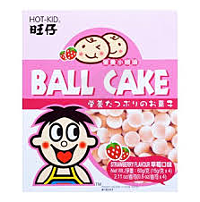 旺仔盒装小馒头草莓味 WW Ball Cake-Strawberry