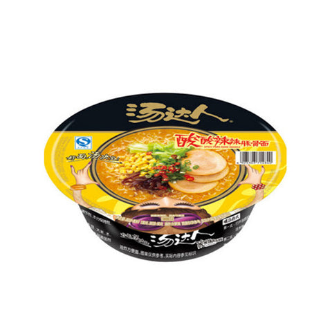 （NEW！）统一汤达人酸酸辣辣豚骨面碗面 UNIF SOUP DAREN SPICY & SOUR FLAVOR NOODLE